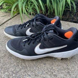 Nike Alpha Huarache Varsity Low Black/White Men's Baseball Cleat